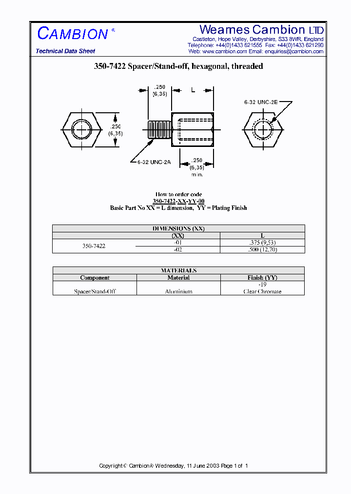 350-7422_4754032.PDF Datasheet