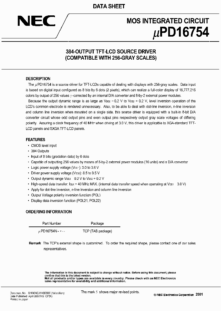 UPD16754N-XXX_4753670.PDF Datasheet