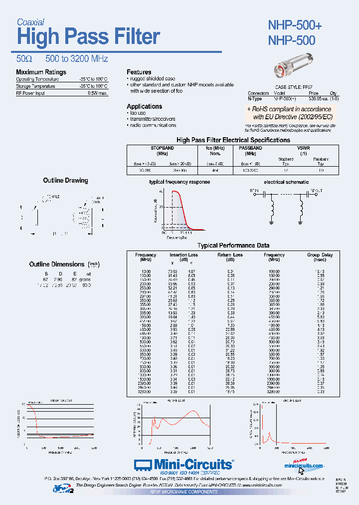 NHP-500_4753714.PDF Datasheet