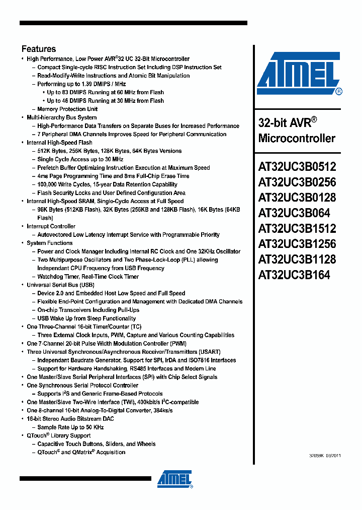 AT32UC3B0256-Z2UR_4751395.PDF Datasheet