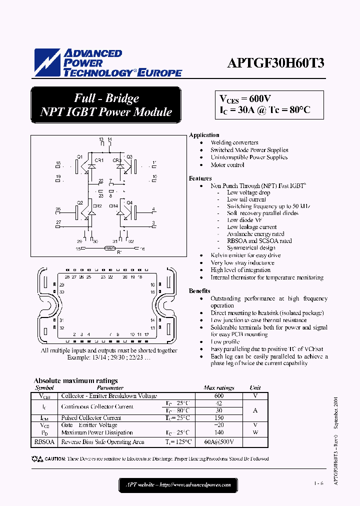 APTGF30H60T3_4764809.PDF Datasheet