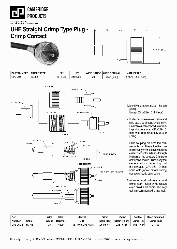 CPL-259-1_4766213.PDF Datasheet