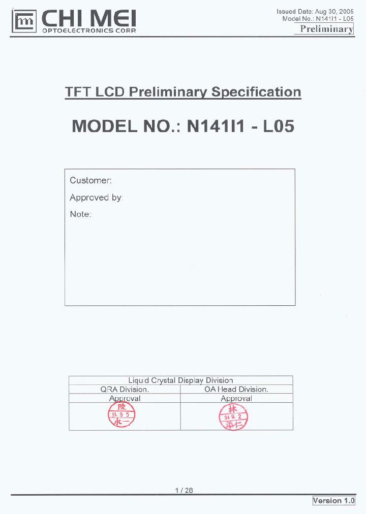 N141I1-L05_4767243.PDF Datasheet
