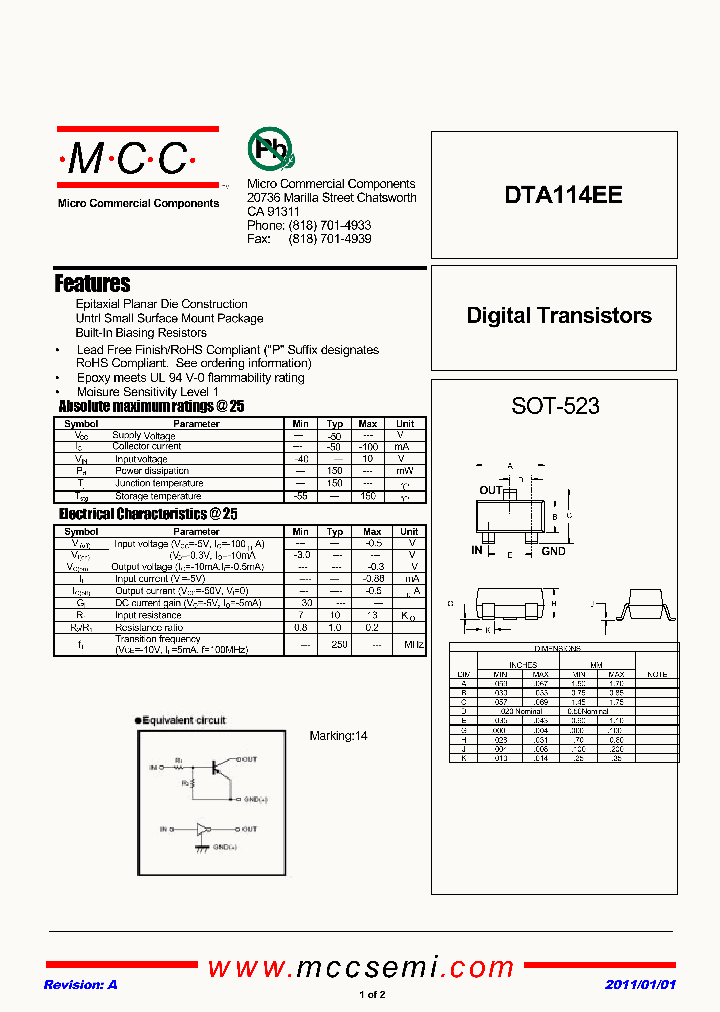 DTA114EE_4767222.PDF Datasheet
