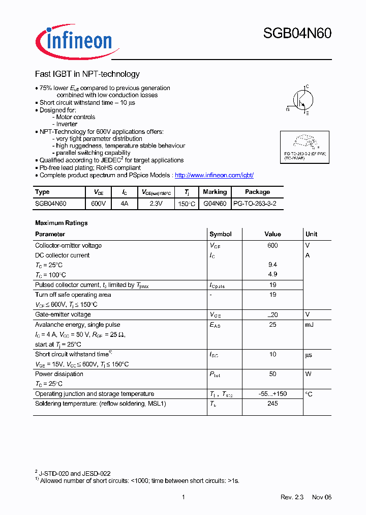 SGB04N60_4769020.PDF Datasheet