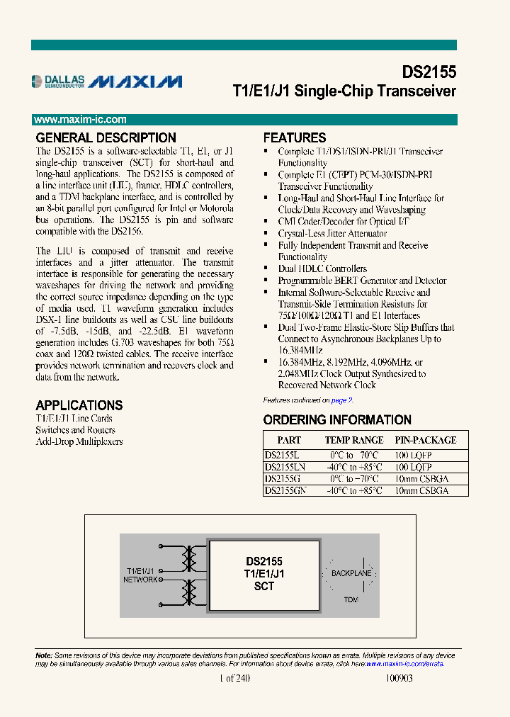 DS2155_4769488.PDF Datasheet