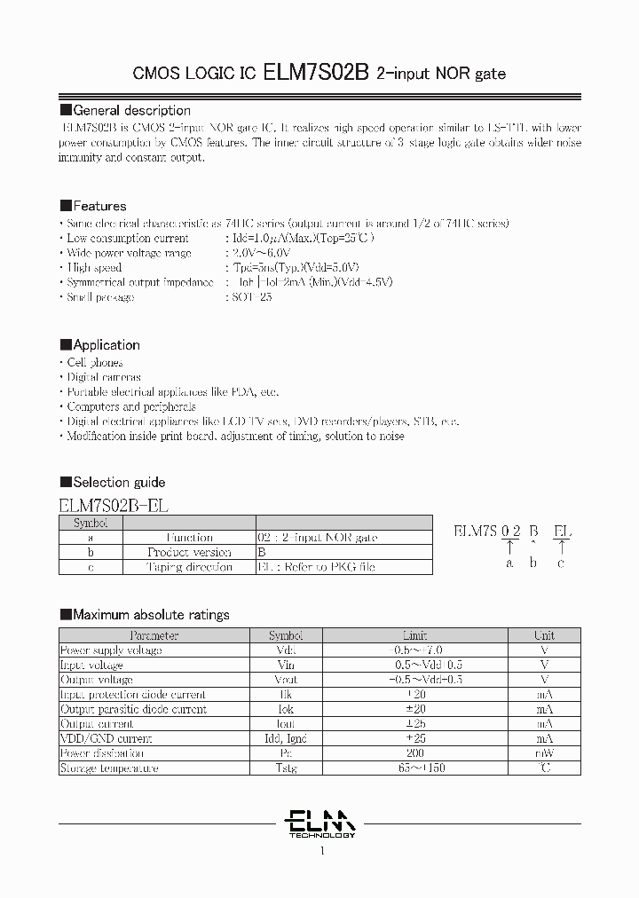 ELM7S02B_4770109.PDF Datasheet