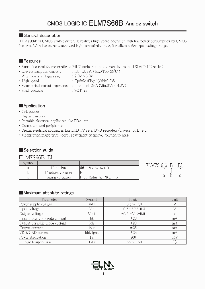ELM7S66B_4770116.PDF Datasheet