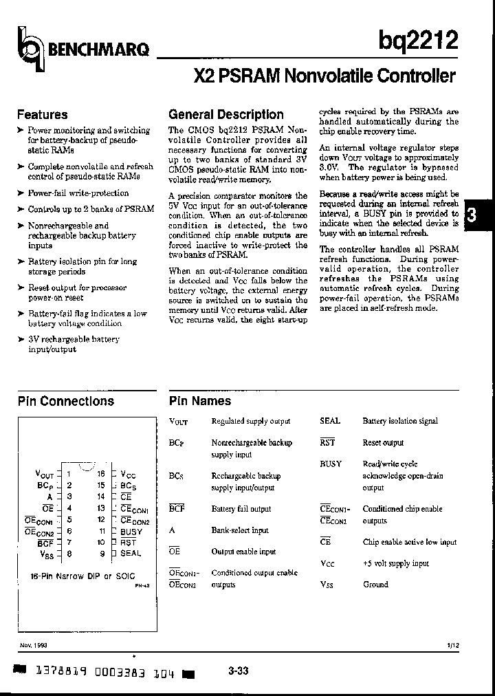 BQ2212PN_4770344.PDF Datasheet