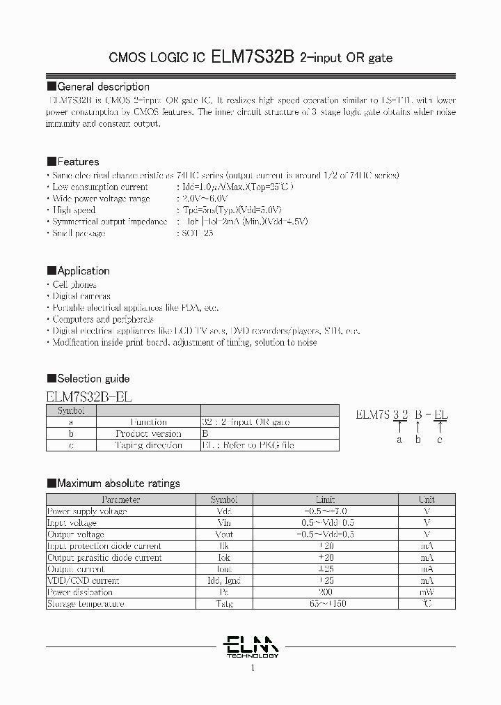 ELM7S32B_4770114.PDF Datasheet