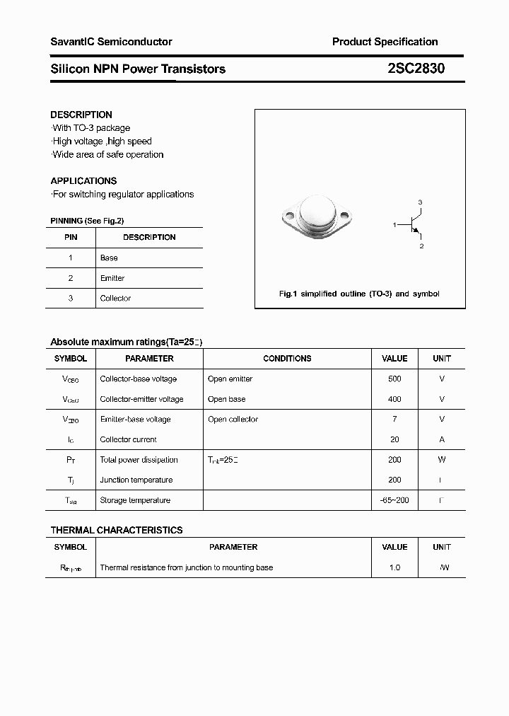 2SC2830_4777450.PDF Datasheet