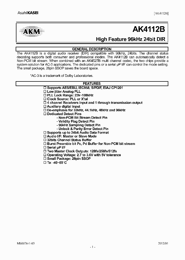 AK4112BVM_4778485.PDF Datasheet