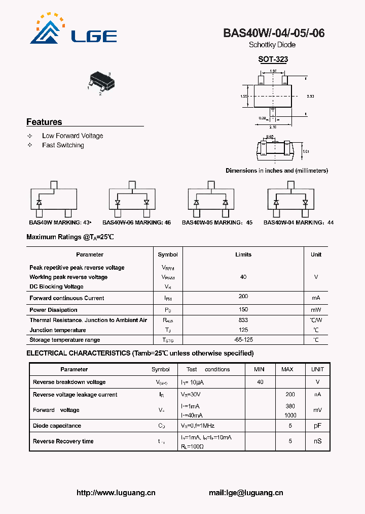 BAS40W_4778565.PDF Datasheet