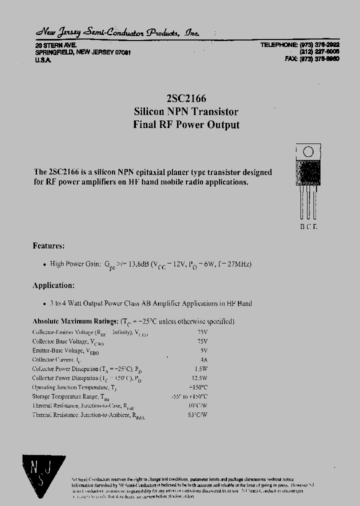 2SC2166_4778601.PDF Datasheet