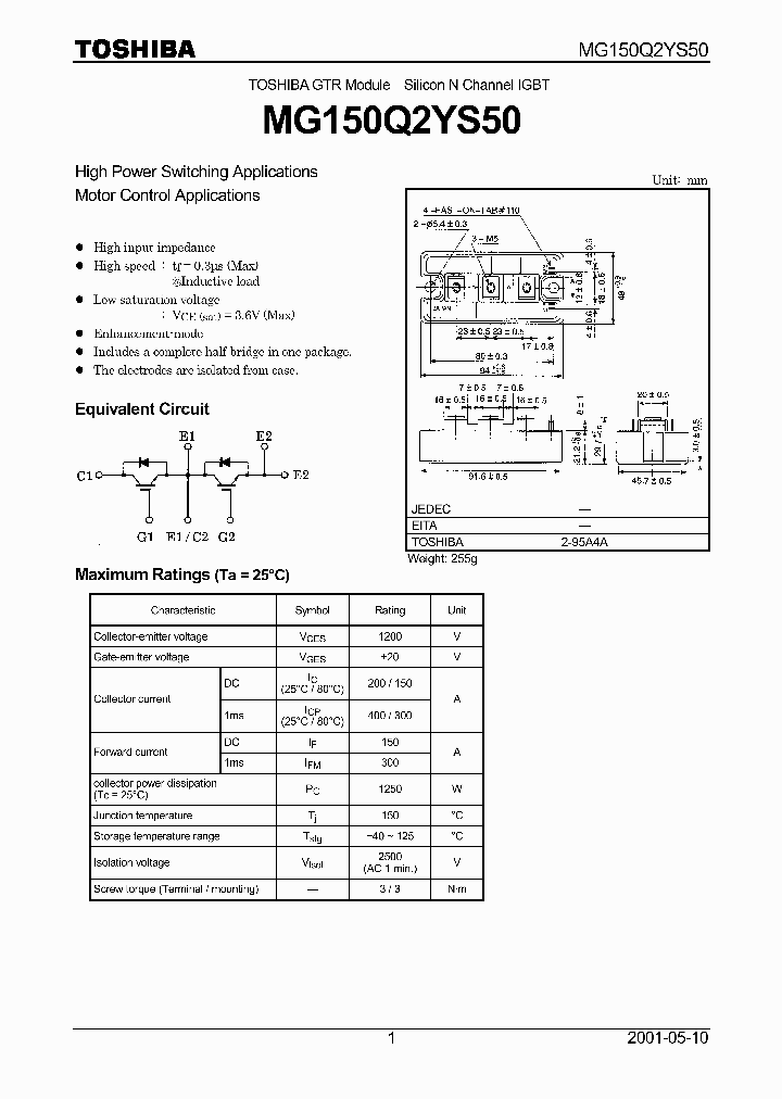 MG150Q2YS50_4780100.PDF Datasheet
