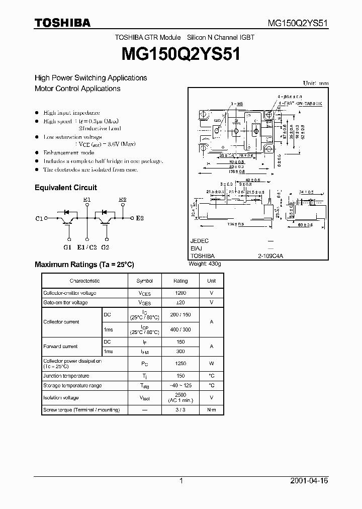 MG150Q2YS51_4780101.PDF Datasheet