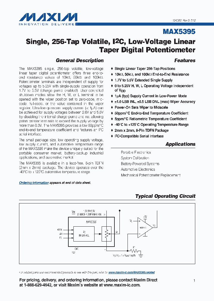 MAX5395_4781220.PDF Datasheet