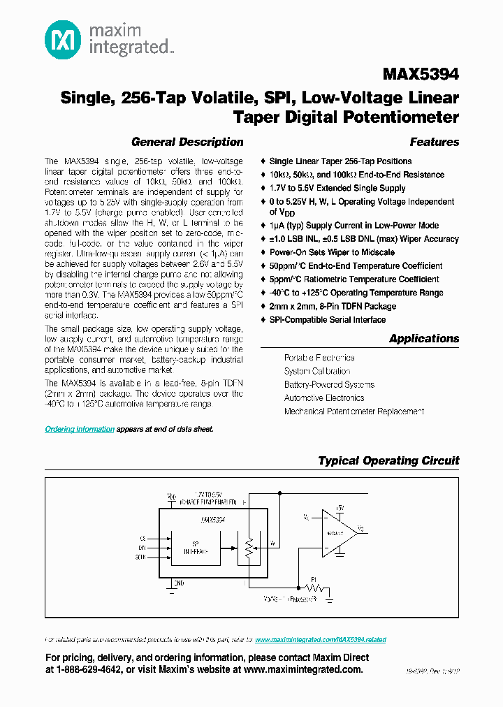 MAX5394_4781226.PDF Datasheet