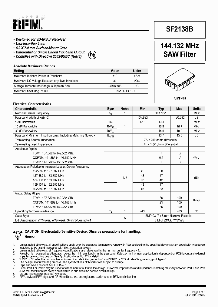 SF2138B_4781493.PDF Datasheet