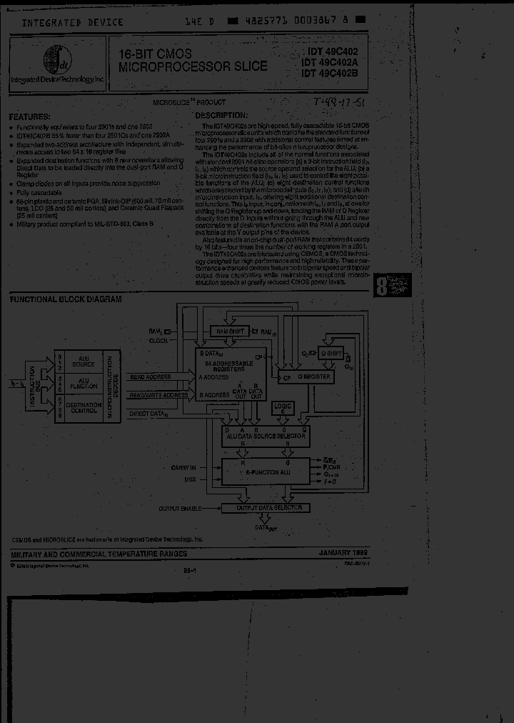 IDT49C402_4782517.PDF Datasheet