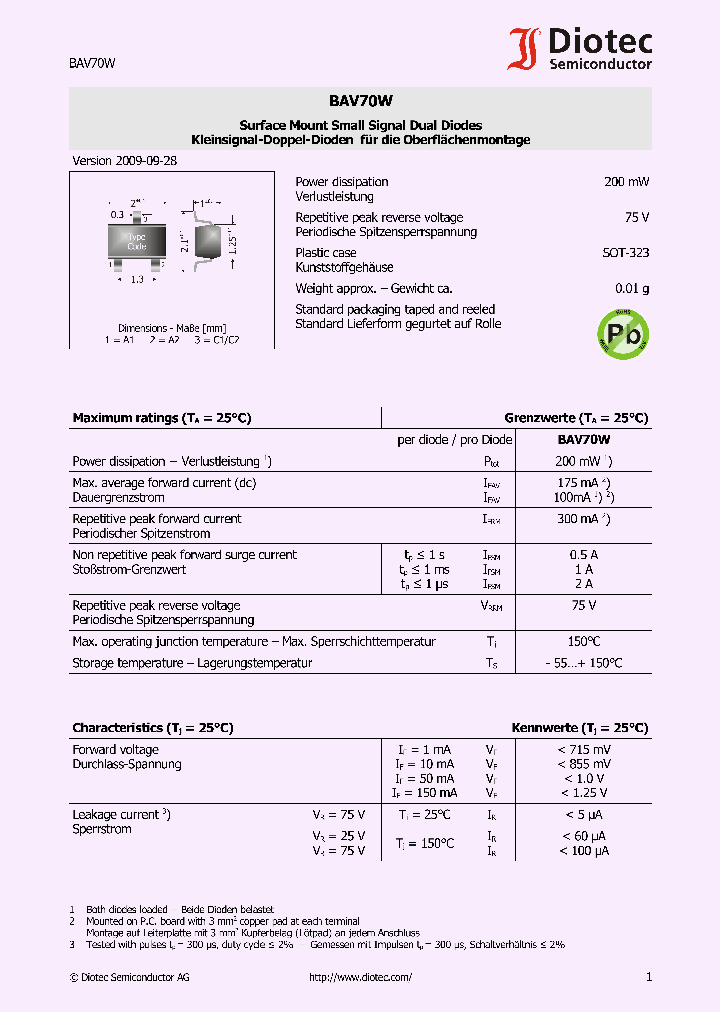 BAV70W_4783123.PDF Datasheet