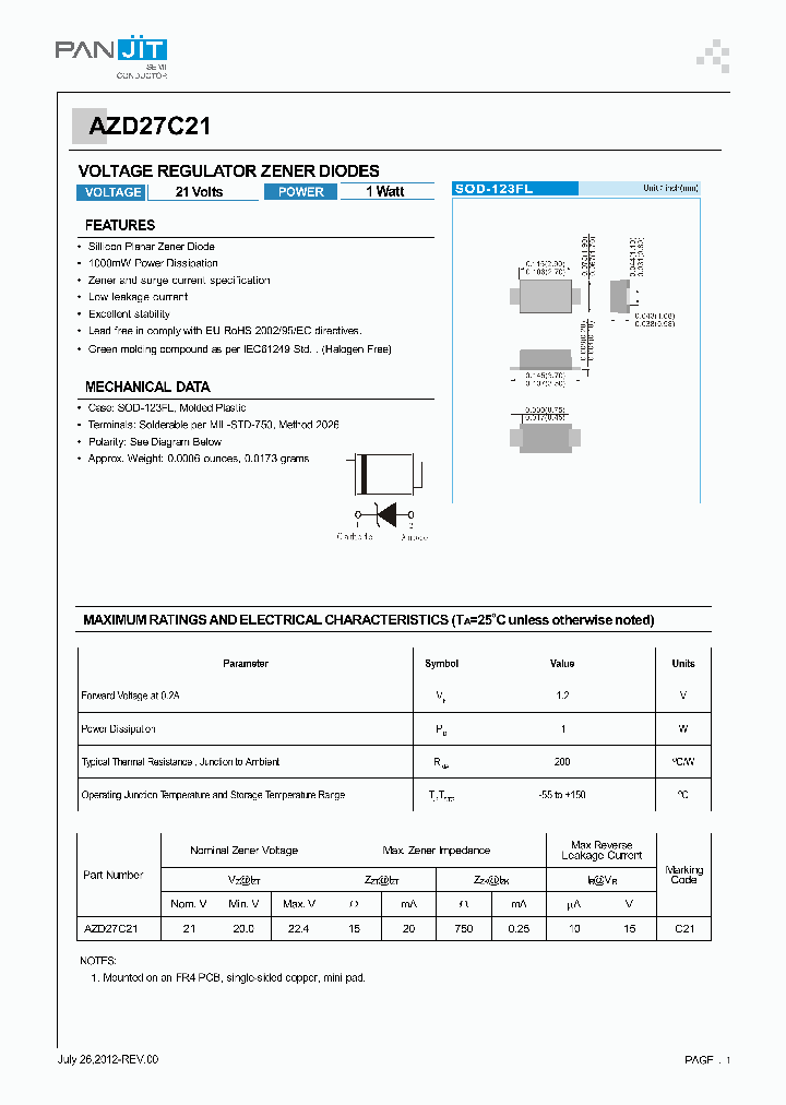 AZD27C21R100001_4783614.PDF Datasheet