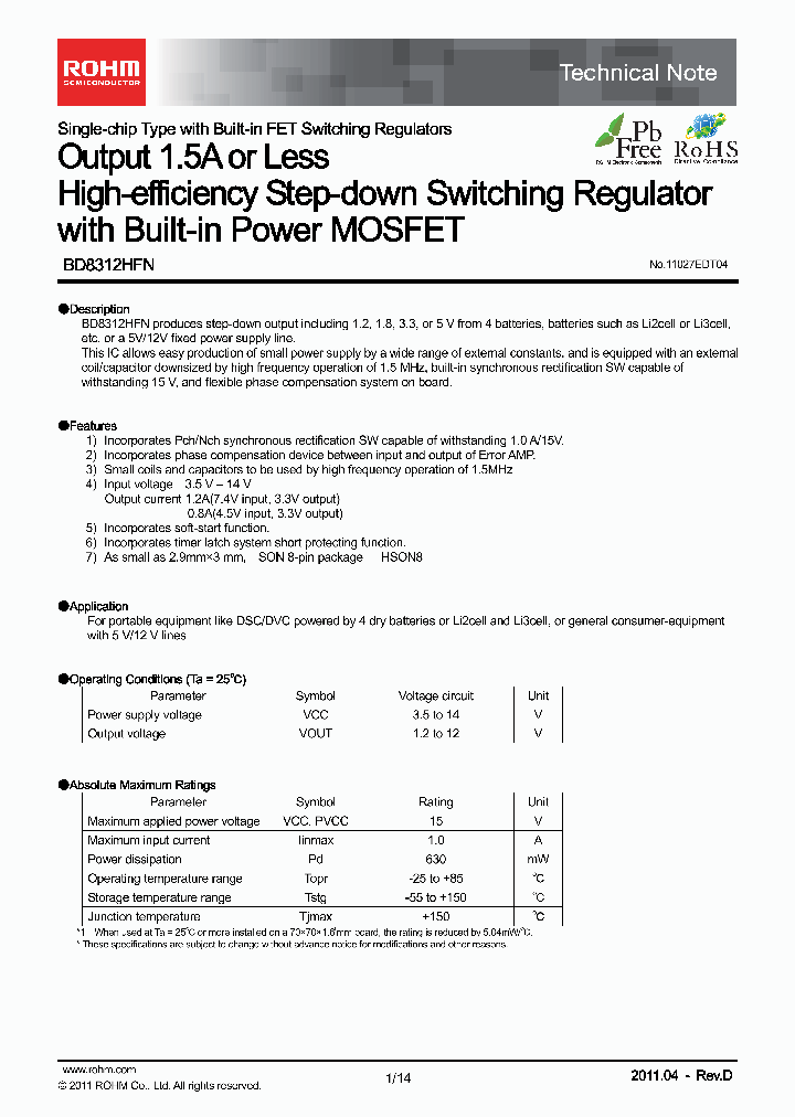 BD8312HFN11_4783680.PDF Datasheet