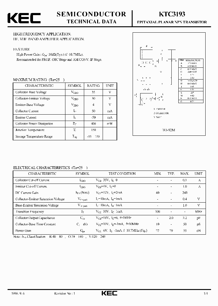 KTC3193_4784819.PDF Datasheet