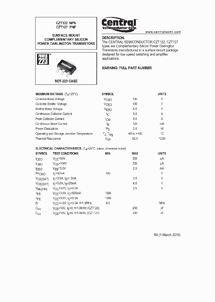 CZT122_4785450.PDF Datasheet