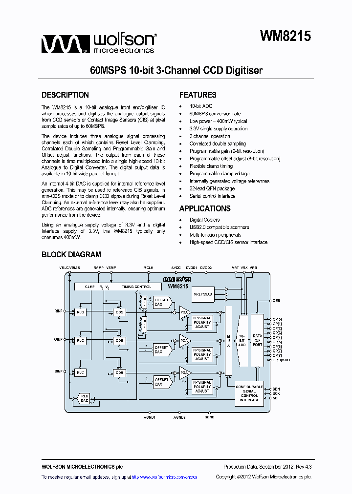 WM8215CSEFLR_4786873.PDF Datasheet