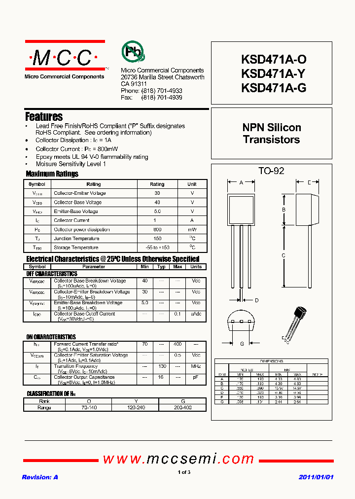 KSD471A-O_4788754.PDF Datasheet