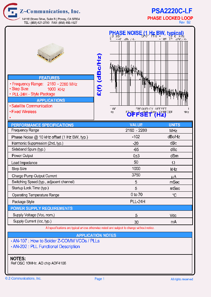 PSA2220C-LF10_4786815.PDF Datasheet