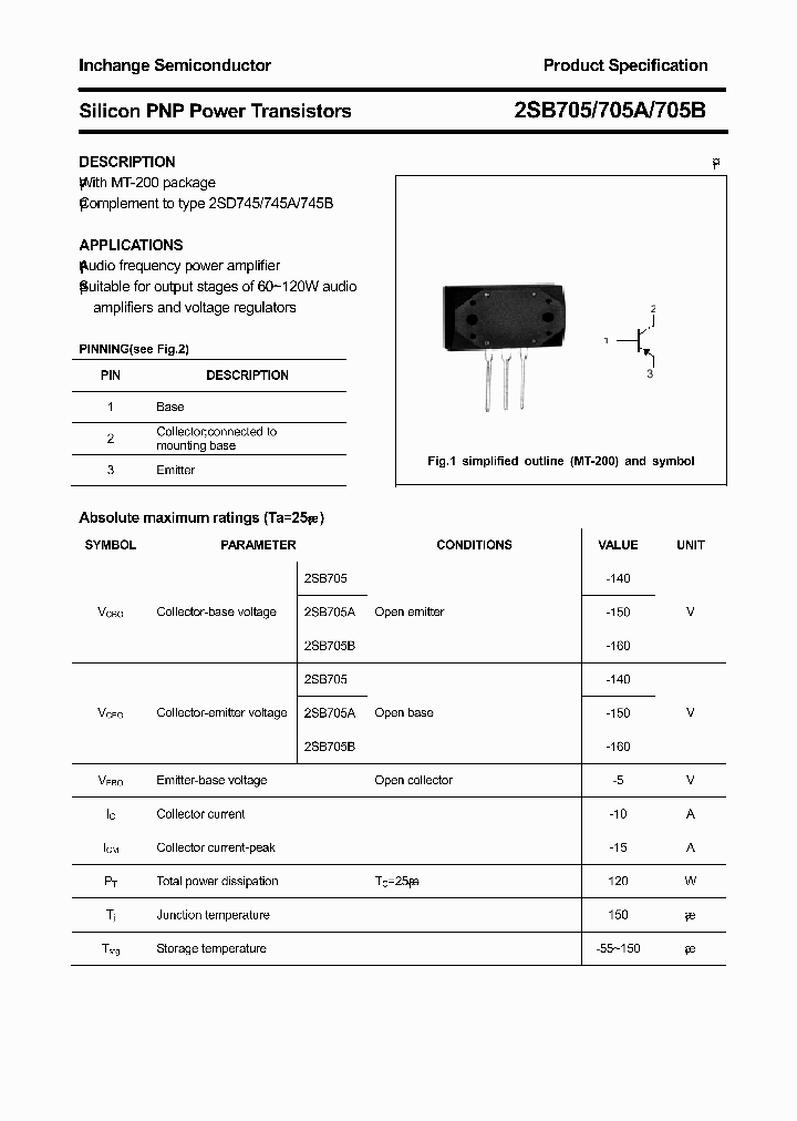 2SB705_4789350.PDF Datasheet