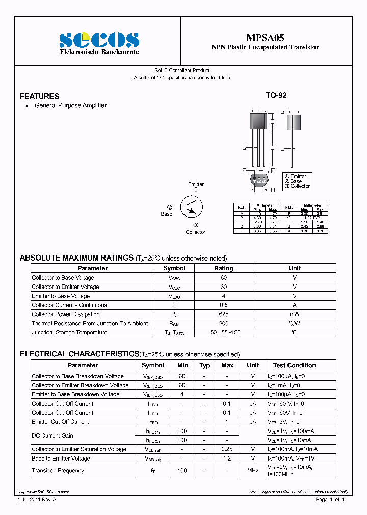 MPSA05_4789695.PDF Datasheet