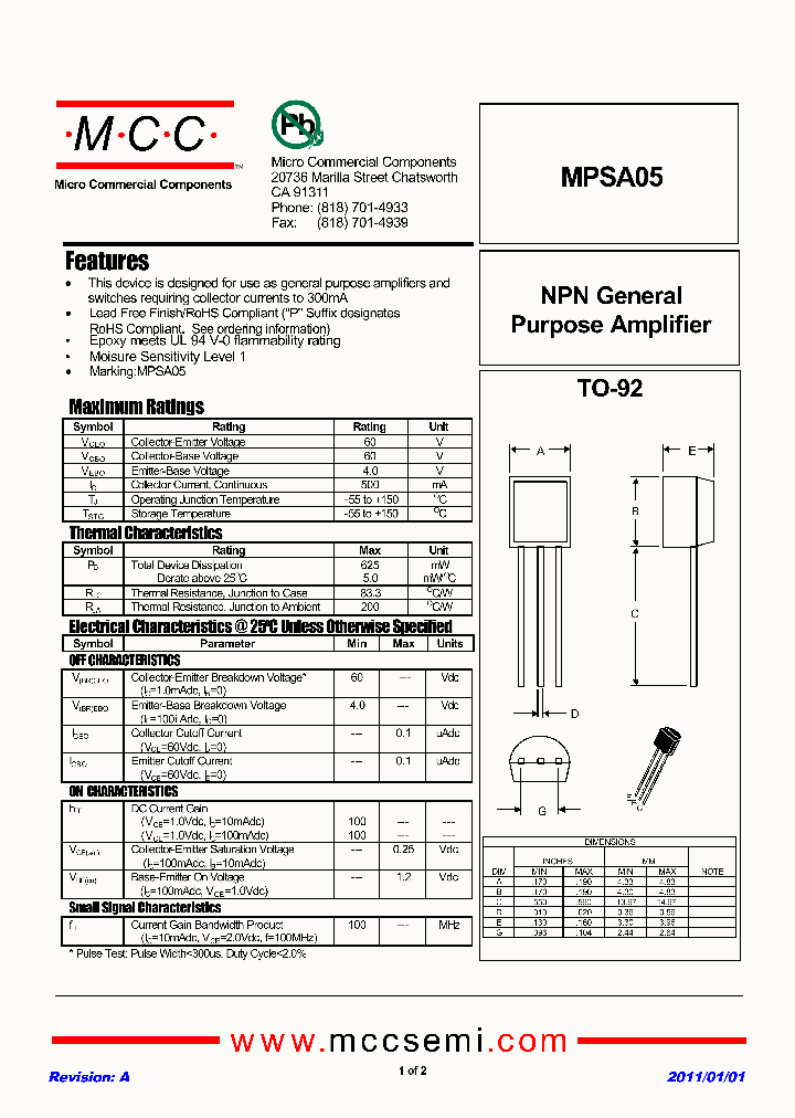 MPSA05_4789696.PDF Datasheet