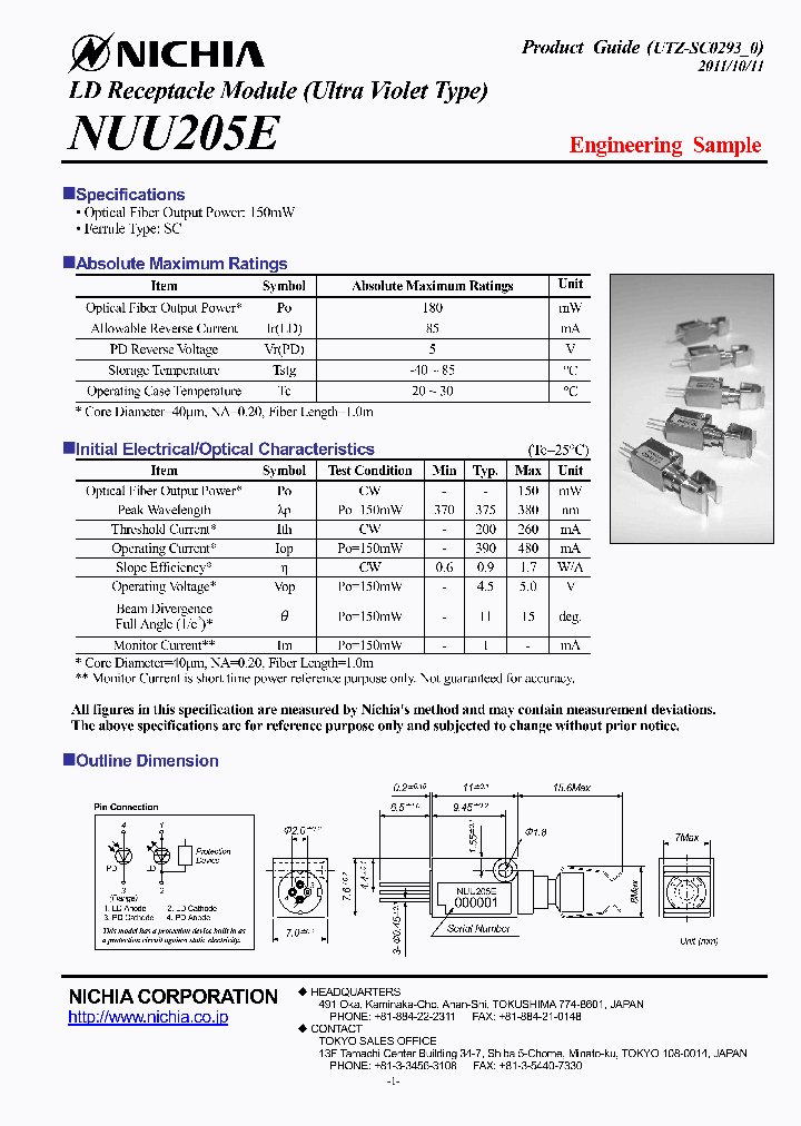 NUU205E_4790005.PDF Datasheet