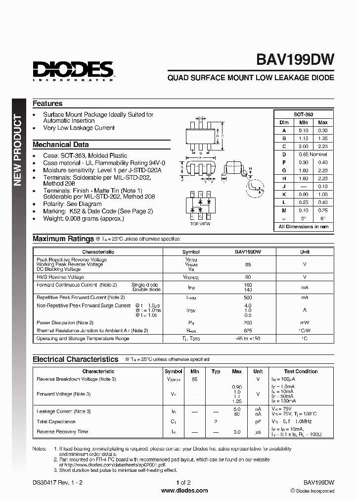 BAV199DW-7_4790040.PDF Datasheet
