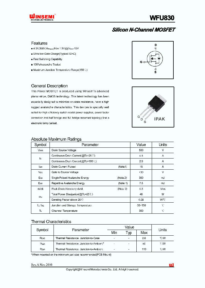 WFU830_4791283.PDF Datasheet