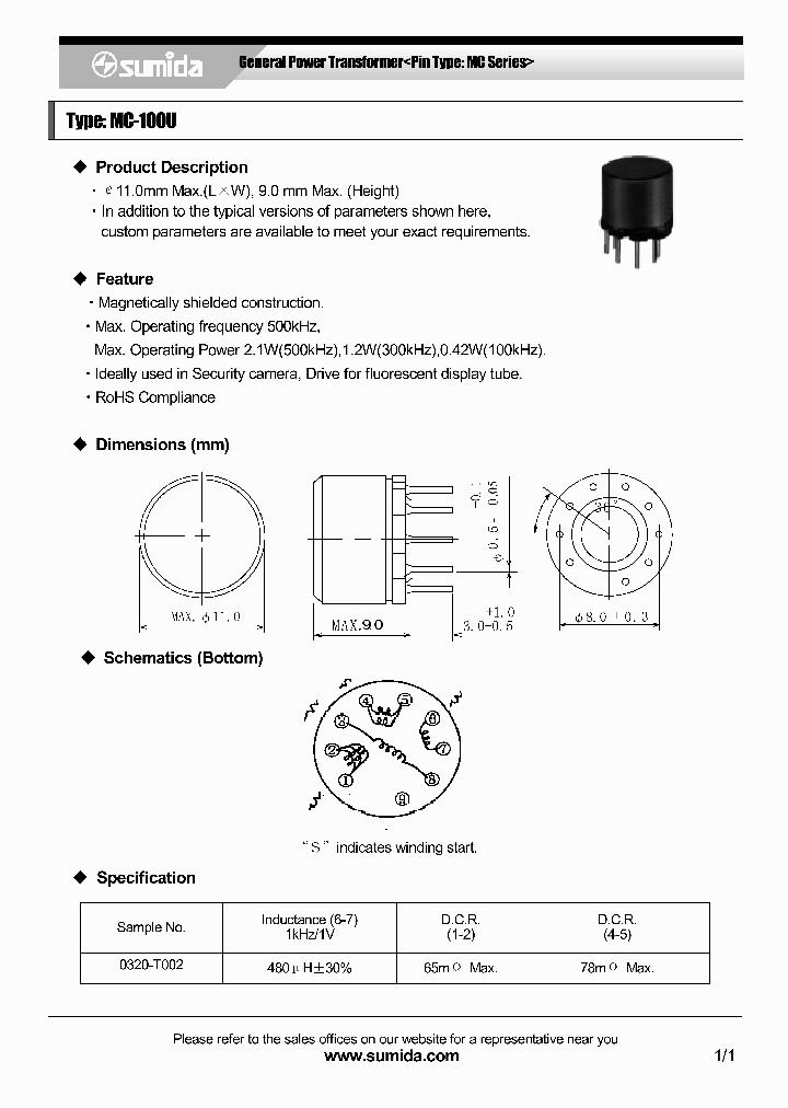MC-100U_4791788.PDF Datasheet