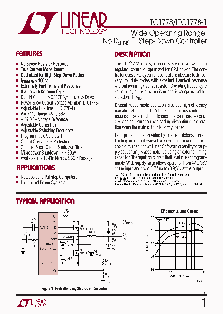 LTC1778EGN-1PBF_4795167.PDF Datasheet