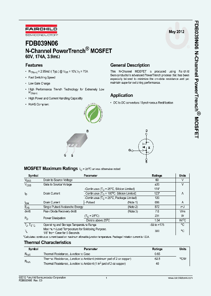 FDB039N0612_4794934.PDF Datasheet