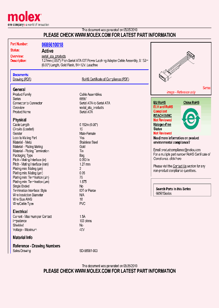 0685610018_4799499.PDF Datasheet