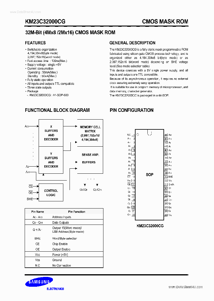 KM23C32000CG_4799515.PDF Datasheet