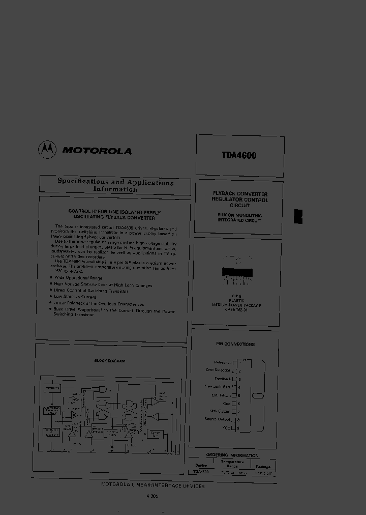 TDA4600_4799926.PDF Datasheet