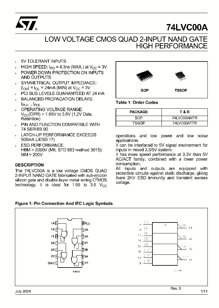 74LVC00A_4801559.PDF Datasheet