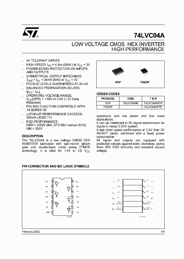 74LVC04AM_4801578.PDF Datasheet