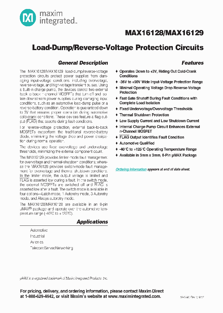 MAX16128_4801349.PDF Datasheet