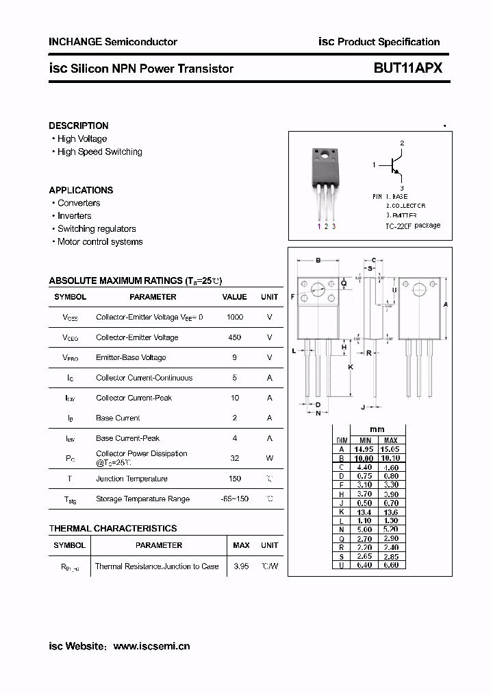 BUT11APX_4802056.PDF Datasheet