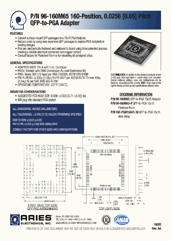 96-160M65-P_4802286.PDF Datasheet