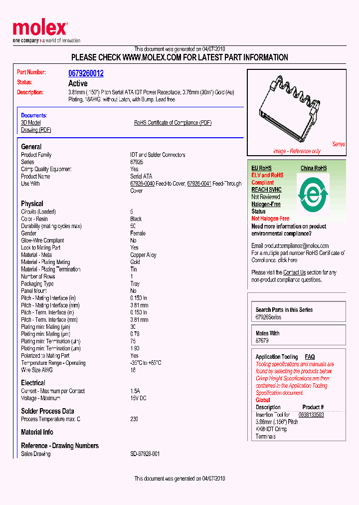 67926-0012_4802916.PDF Datasheet